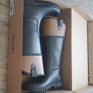 Sperry Nellie Kate Black Rainboots